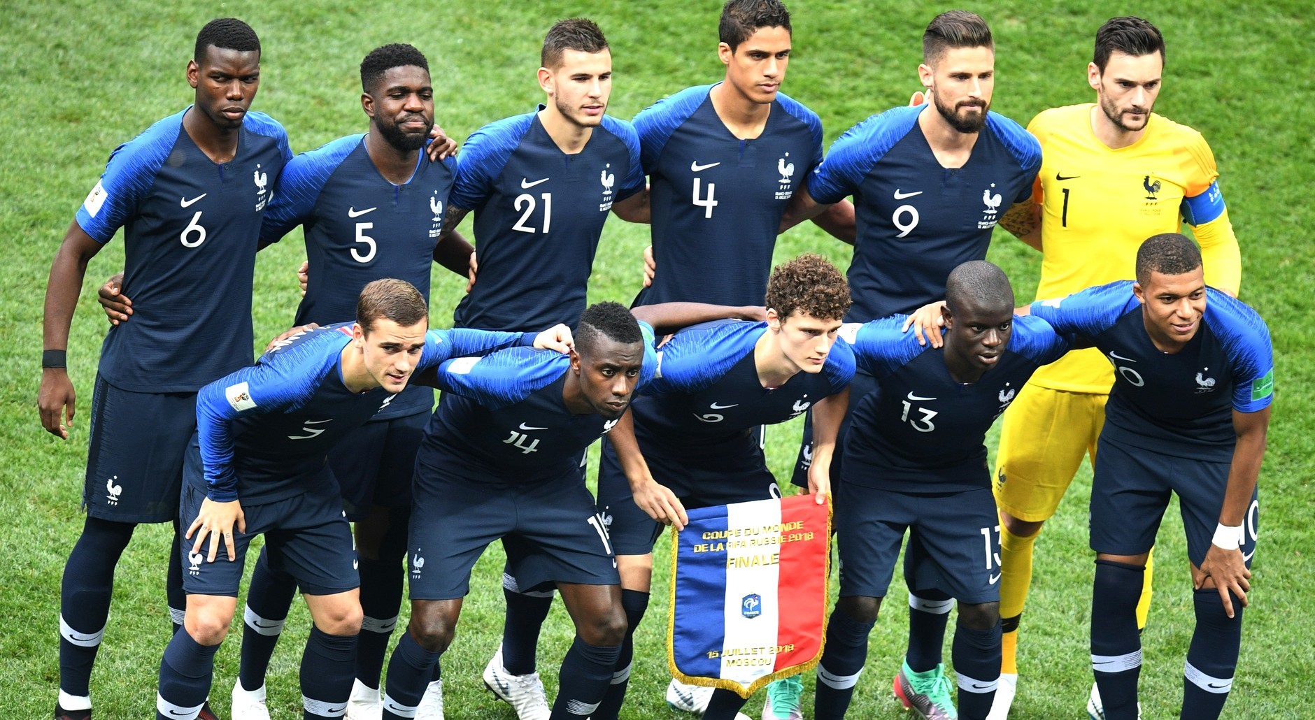 L'équipe de France à la finale de la Coupe du monde de la FIFA 2018