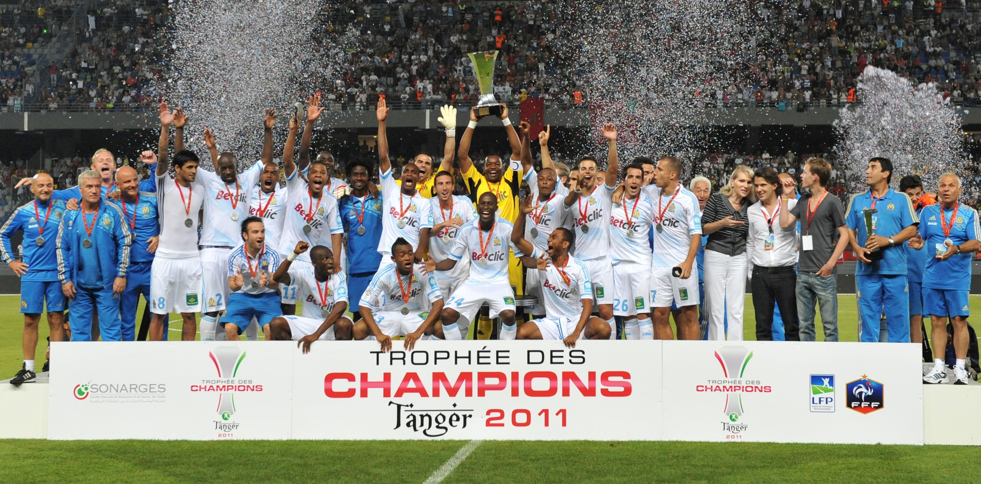 L'Olympique de Marseille, vainqueur du Trophée des Champions 2011