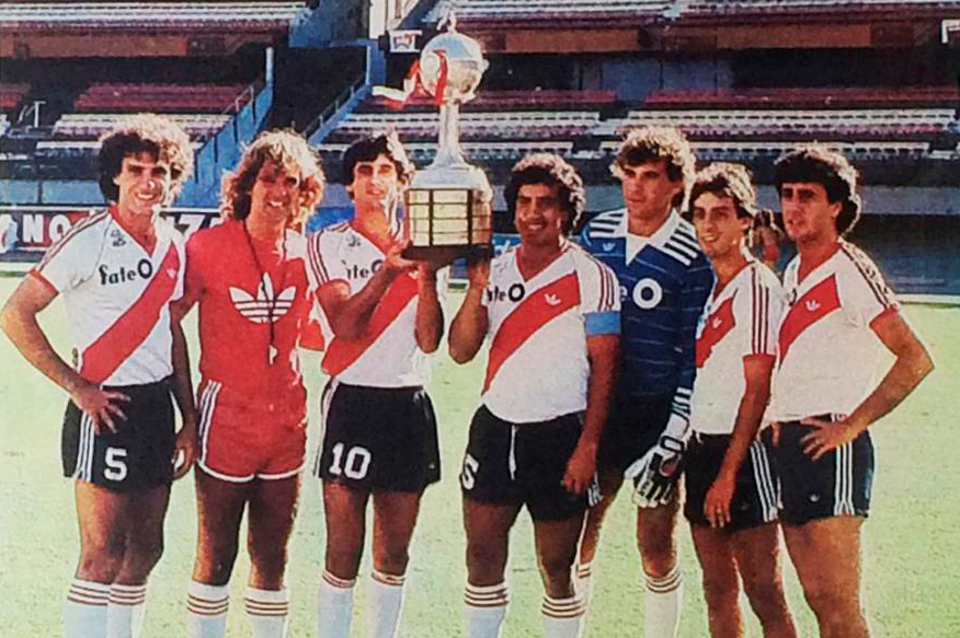 River Plate, vainqueur de la Copa Libertadores 1986