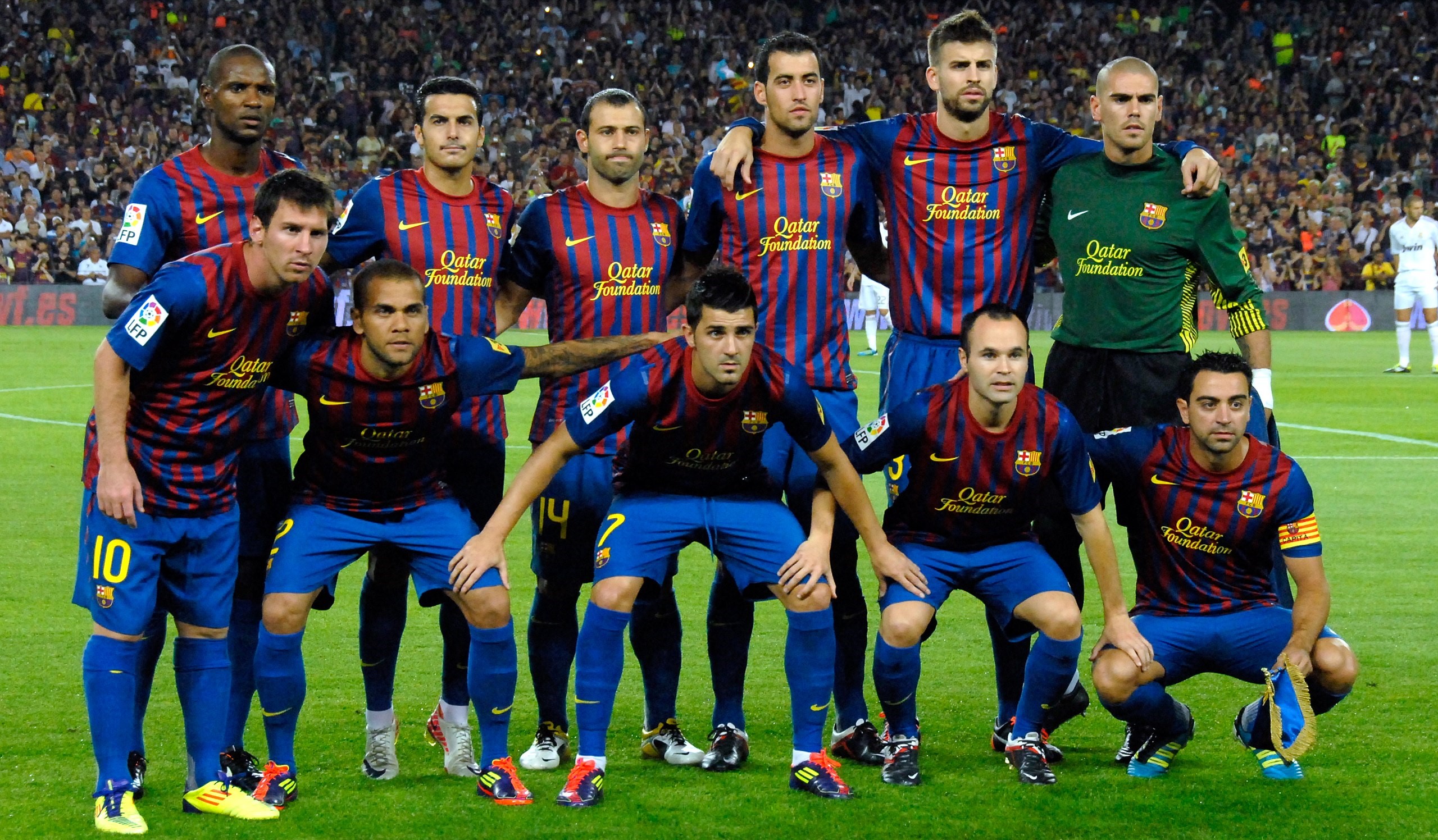 FC Barcelone, vainqueur de la Supercoupe d'Espagne 2011